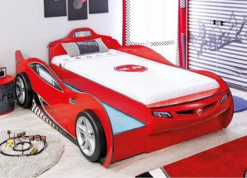 CARBED Кровать-машина Coupe с выдвижной кроватью Red 20.03.1306.00 в Удачном - udachnyj.mebel54.com | фото