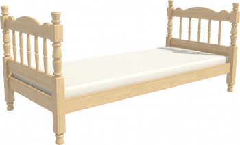 Кровать одинарная Аленка из массива сосны 800*1890 Сосна в Удачном - udachnyj.mebel54.com | фото