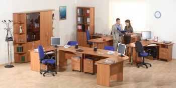 Мебель для персонала Альфа 61 Ольха в Удачном - udachnyj.mebel54.com | фото