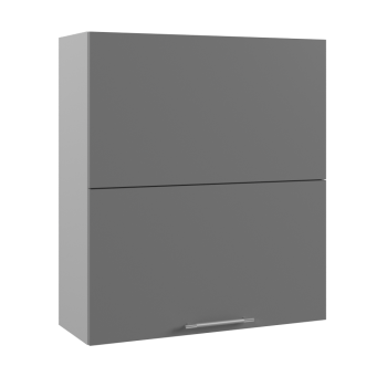 Ройс ПГПМ 800 Шкаф верхний Blum Aventos HF (Графит софт/корпус Серый) в Удачном - udachnyj.mebel54.com | фото